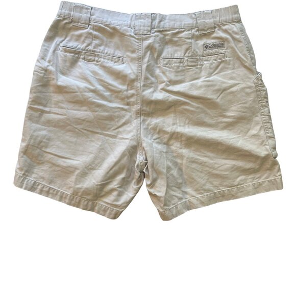 Columbia Men's Ivory Cargo Outdoor Shorts 33 Medium - Picture 2 of 4